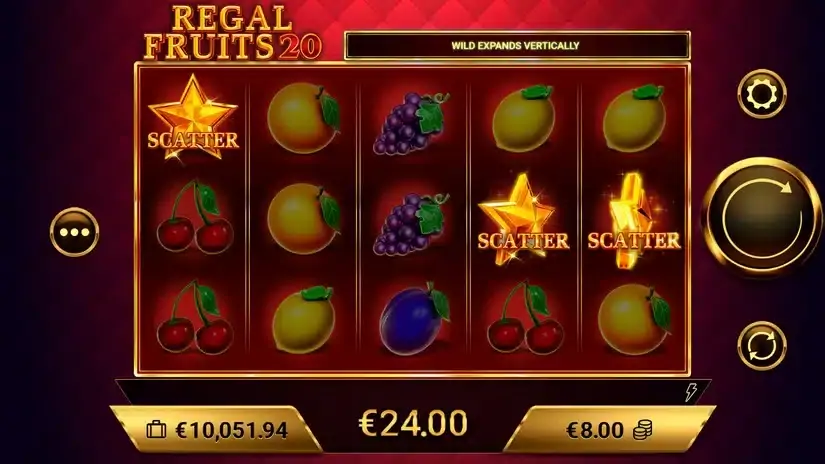 Regal Fruits 20 slot screenshot 3