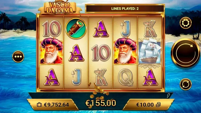 Vasco Da Gama slot screenshot 3