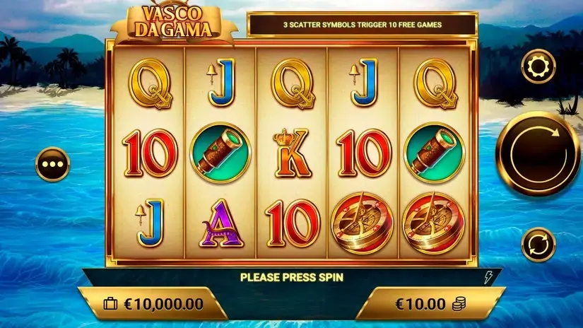 Vasco Da Gama slot screenshot 