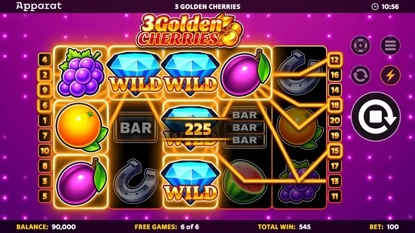 3 Golden Cherries slot screenshot 5