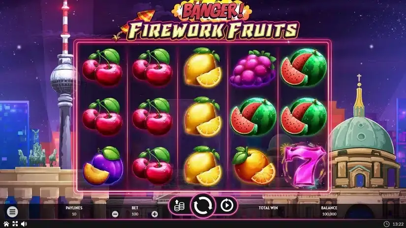 Banger! Firework Fruits slot screenshot 