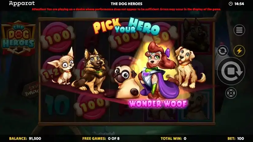 The Dog Heroes slot screenshot 3
