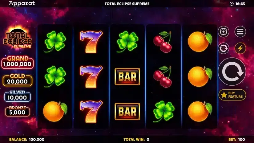 Total Eclipse Supreme slot screenshot 