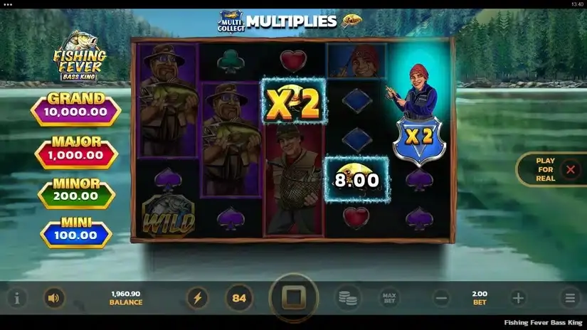 Fishing Fever Bass King slot screenshot 