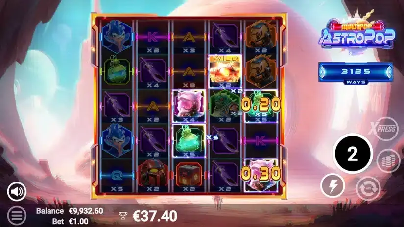 AstroPop slot screenshot 4