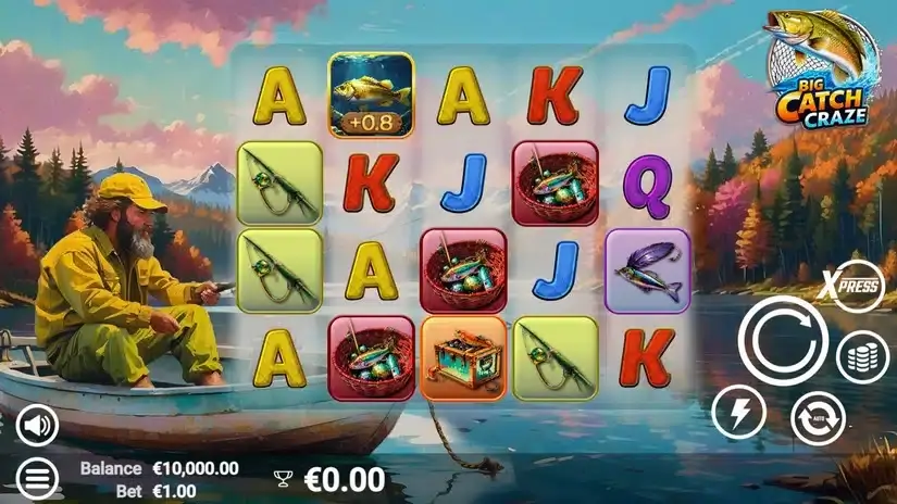 Big Catch Craze slot screenshot 1