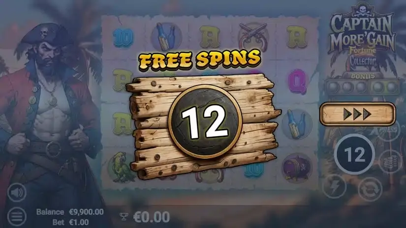 Captain More’Gain slot screenshot 2