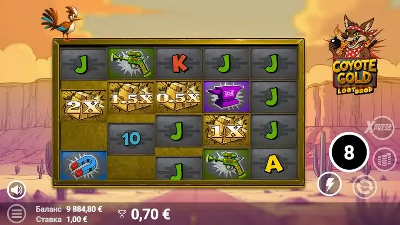 Coyote Gold slot screenshot 5