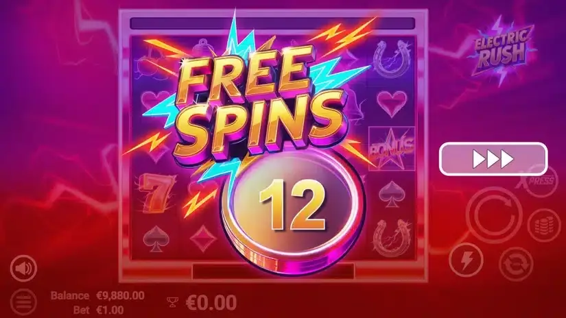 Electric Rush slot screenshot 2