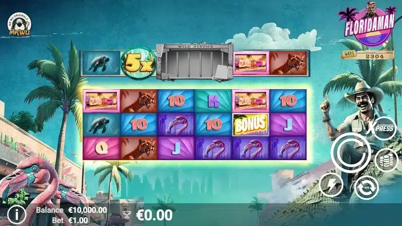 FloridaMan slot screenshot 