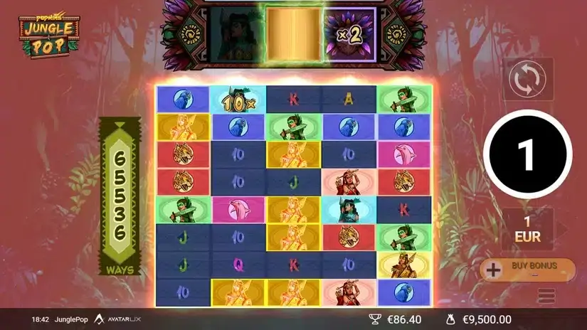 JunglePop slot screenshot 