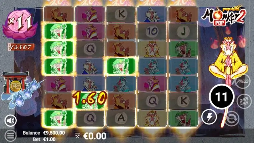 MonkeyPop 2 slot screenshot 2