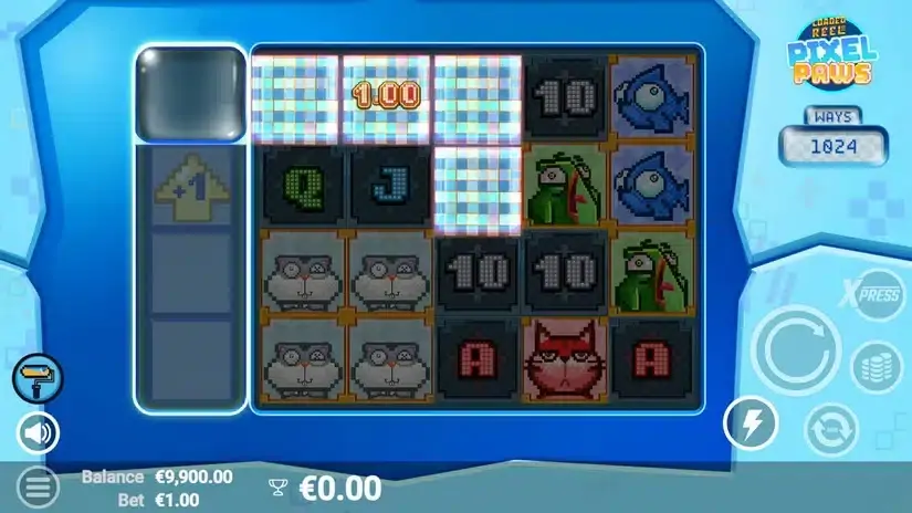 Pixel Paws slot screenshot 2