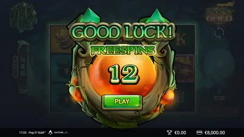 Pop O’ Gold PopWins slot screenshot 2