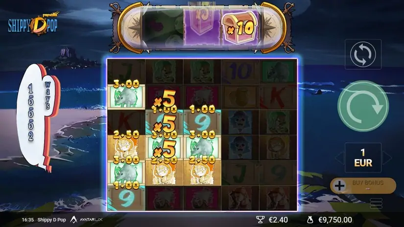 Shippy D Pop slot screenshot 4