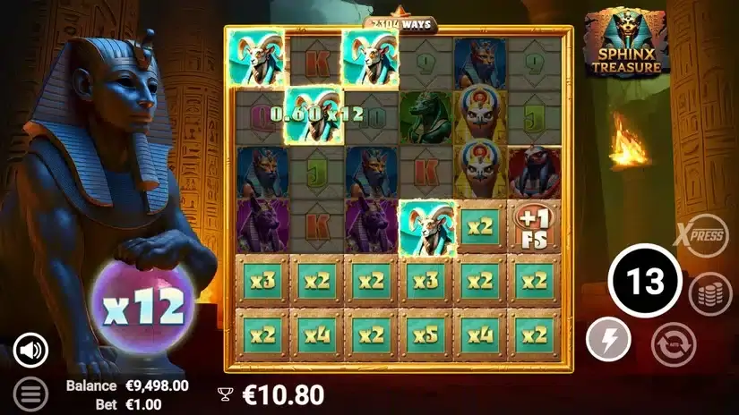 Sphinx Treasure slot screenshot 3