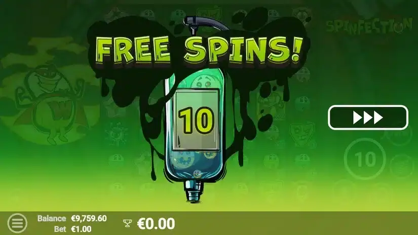 Spinfection slot screenshot 3