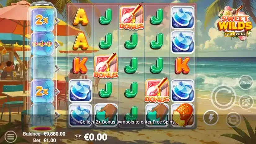 Sweet Wilds slot screenshot 2