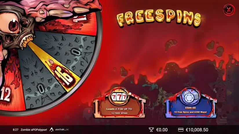 Zombie aPOPalypse slot screenshot 3