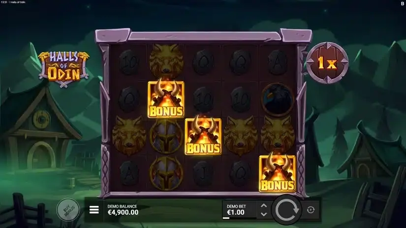 Halls of Odin slot screenshot 2