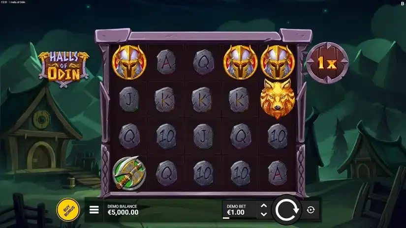 Halls of Odin slot screenshot 