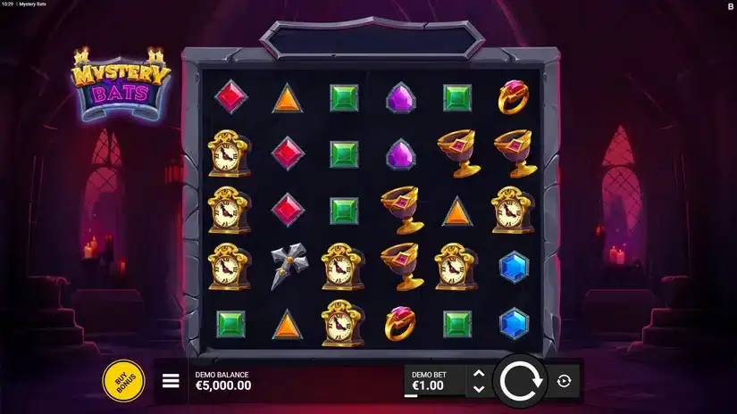 Mystery Bats slot screenshot 