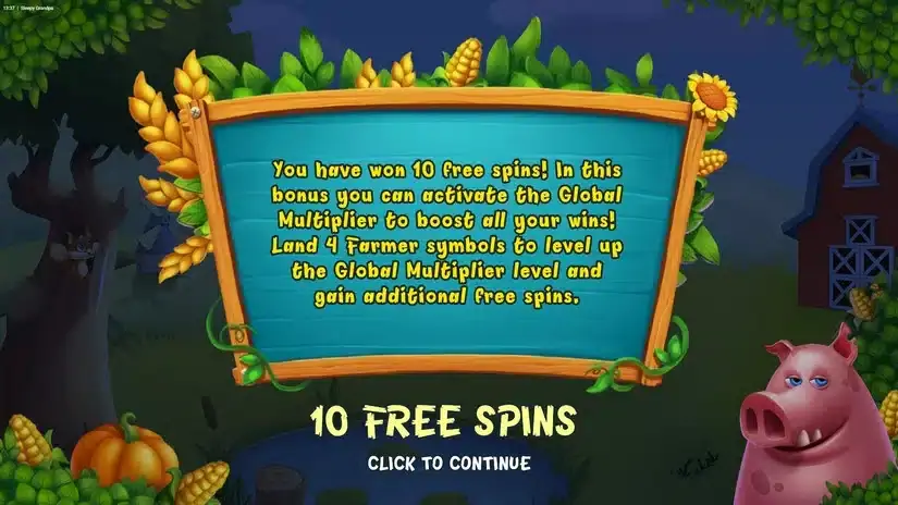 Sleepy Grandpa slot screenshot 3