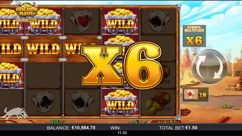 Golden Haul Infinity Reels slot screenshot 4