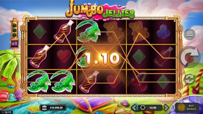 Jumbo Jellies slot screenshot 2