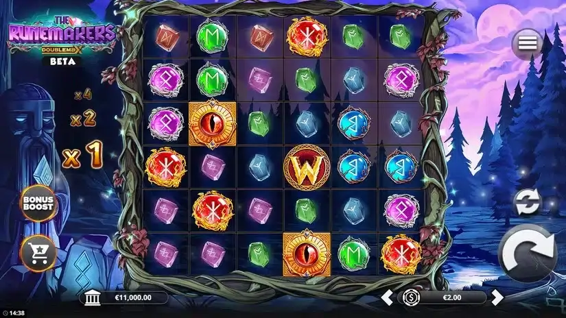 The Runemakers DoubleMax slot screenshot 