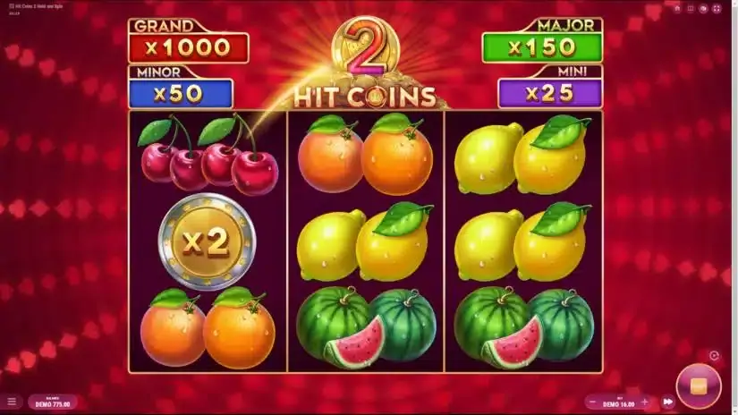 Hit Coins 2 Hold and Spin slot screenshot 