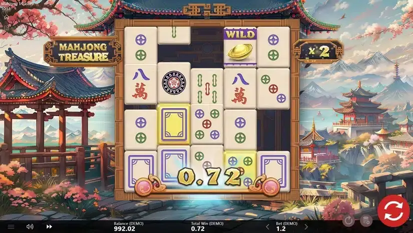 Mahjong Treasure slot screenshot 3