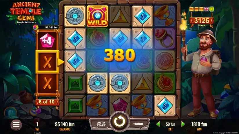 Ancient Temple Gems slot screenshot 4