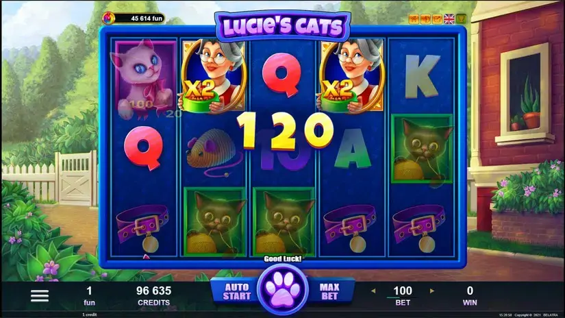 Lucie’s Cats slot screenshot 3