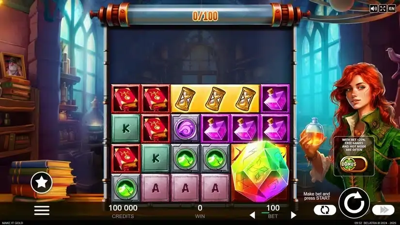 Make It Gold slot screenshot 