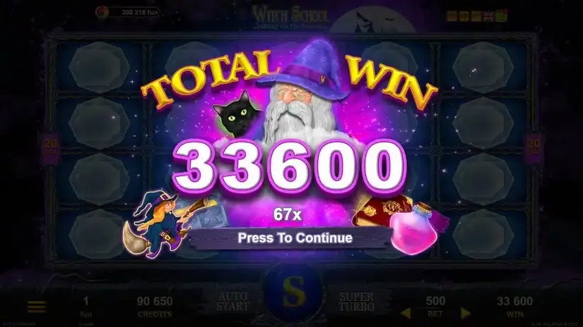 Witch School slot screenshot 10