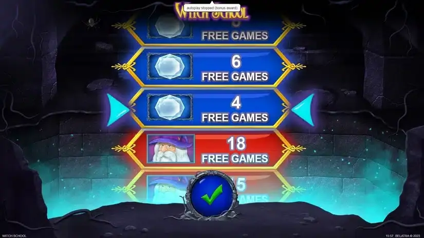 Witch School slot screenshot 5