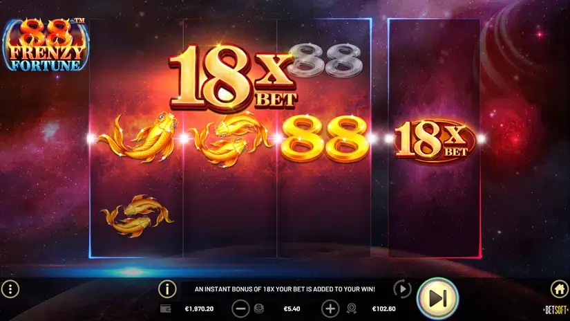 88 Frenzy Fortune slot screenshot 3