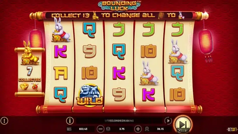 Bounding Luck slot screenshot 