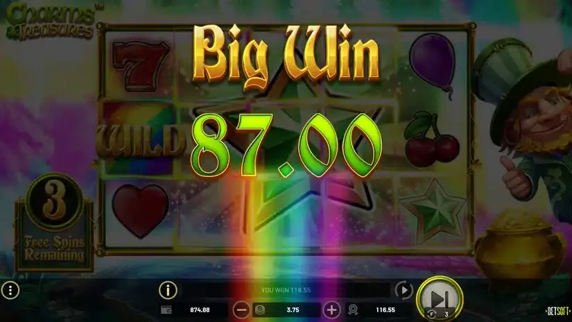 Charms & Treasures slot screenshot 4