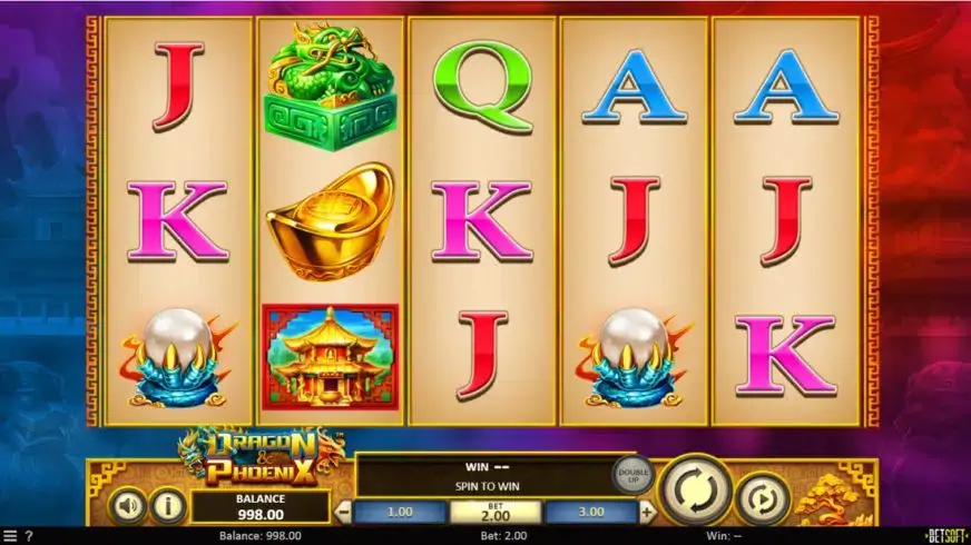 Dragon & Phoenix slot screenshot 1