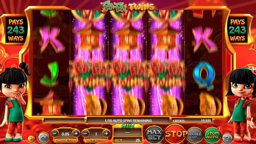 Fa Fa Twins slot screenshot 3