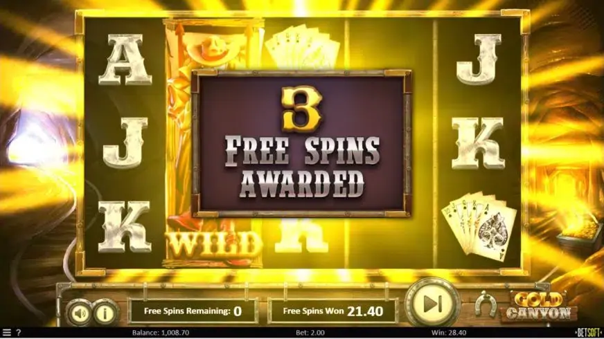 Gold Canyon slot screenshot 5