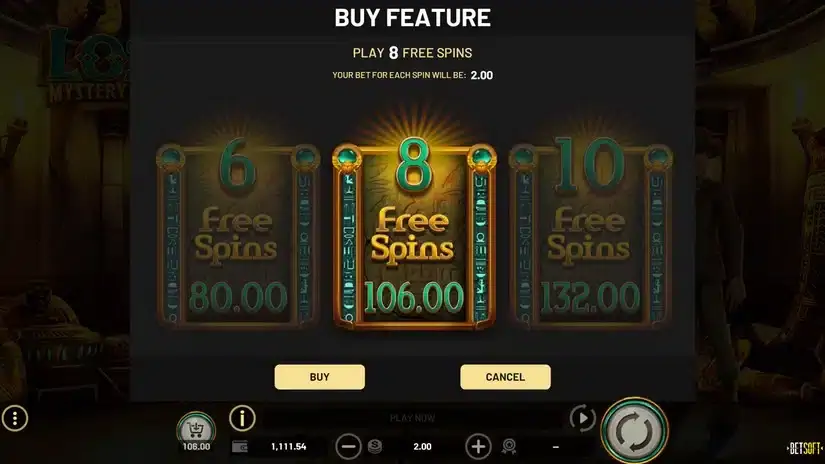 Lost Mystery Chests slot screenshot 3