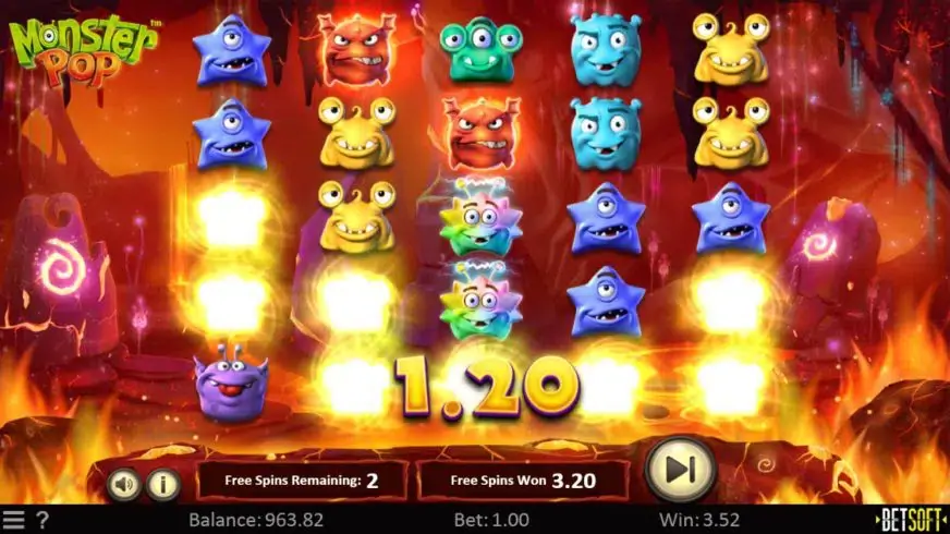 Monster Pop slot screenshot 5