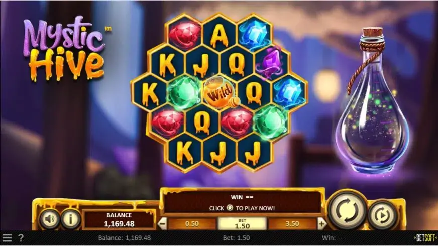 Mystic Hive slot screenshot 