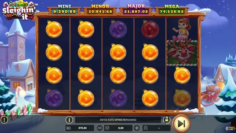 Sleighin’ it slot screenshot 3