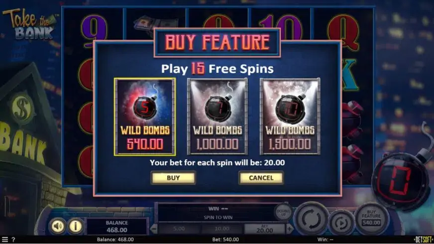 Take the Bank slot screenshot 2