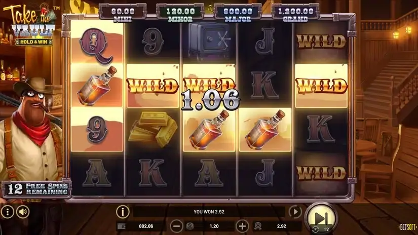 Take The Vault – HOLD & WIN slot screenshot 4