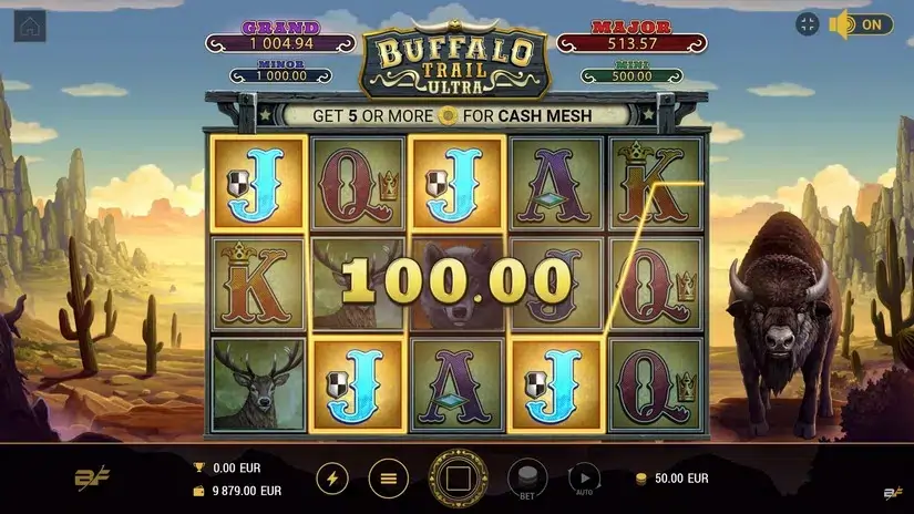 Buffalo Trail Ultra slot screenshot 2